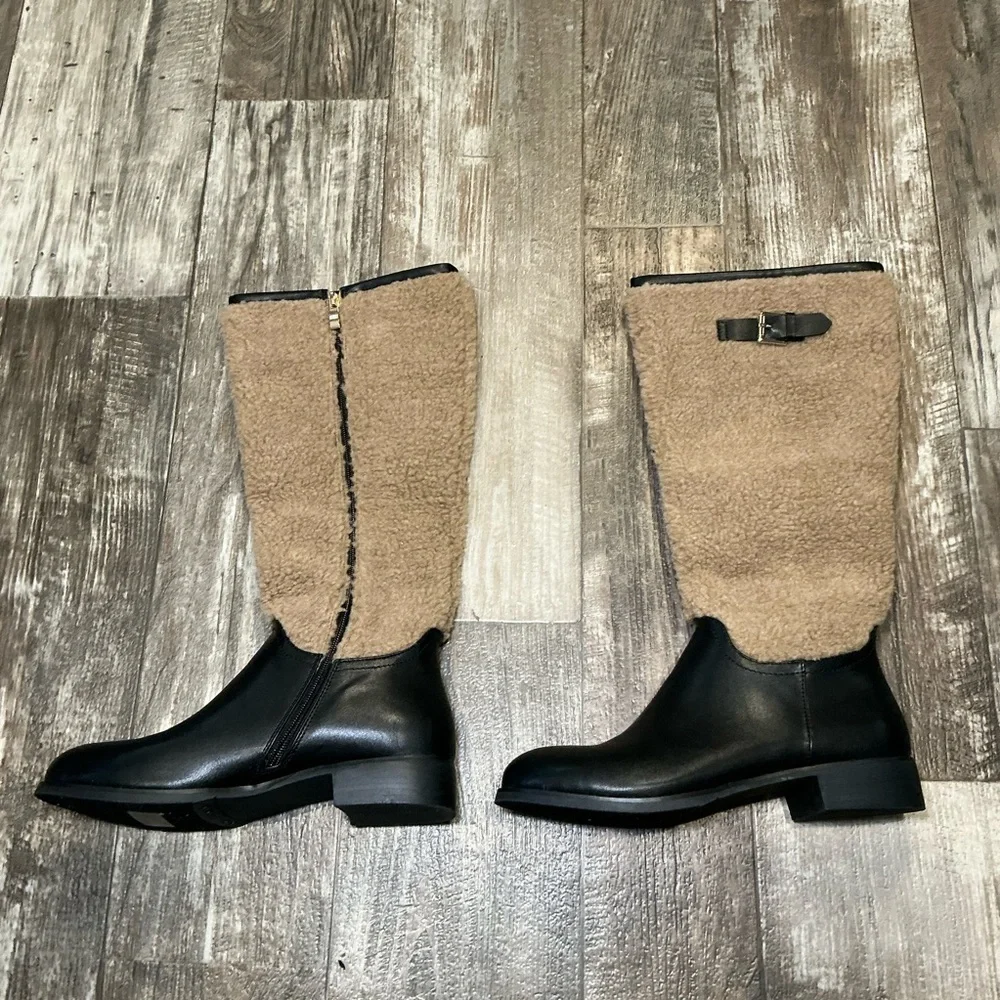 Torgeis Black and Tan Women's Boots